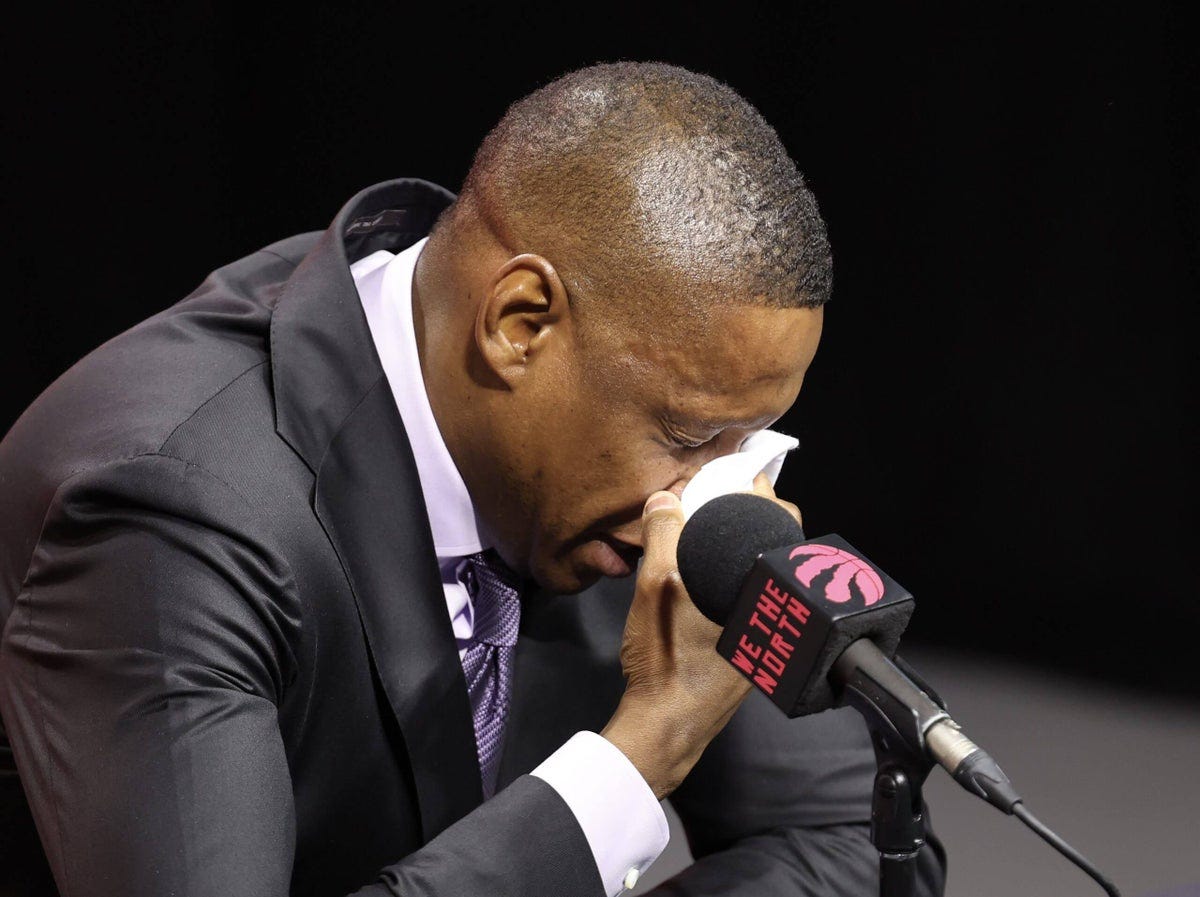 Toronto Raptors president Masai Ujiri is carrying a lot these days ...