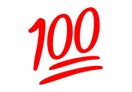 Keep It 100 Emoji SVG File (digital ... Keep It 100 Emoji SVG File (digital ...