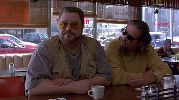 The Big Lebowski at Johnie's Coffee Shop Restaurant (closed) - filming location The Big Lebowski at Johnie's Coffee Shop Restaurant (closed) - filming location