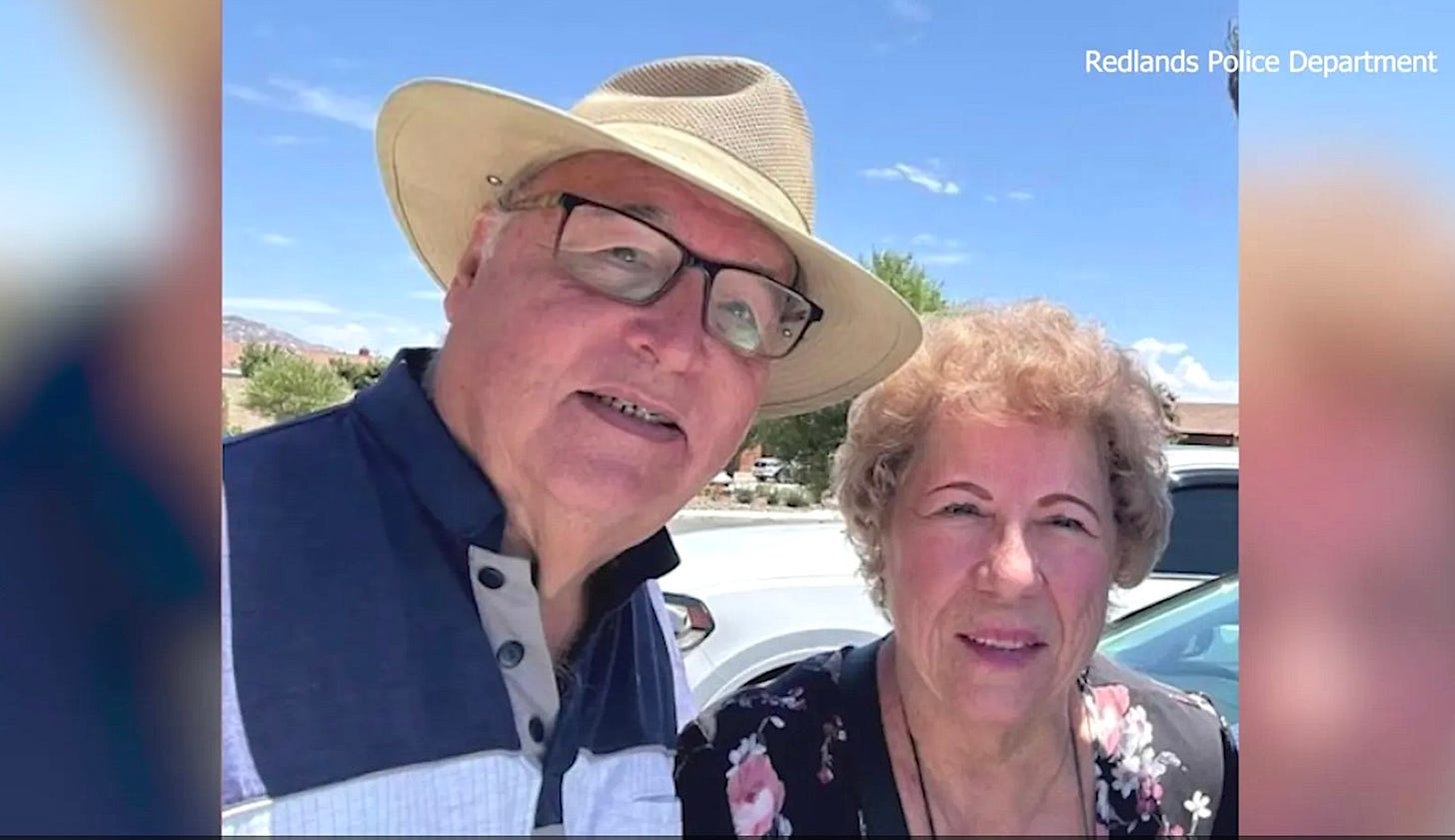Image: Dan Menard and Stephanie Menard; provided by Redlands Police Department via KTLA