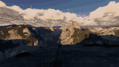 A time-lapse from Glacier Point: afternoon light turns to alpenglow on Half Dome, then pink dusk and a violet blue hour. A time-lapse from Glacier Point: afternoon light turns to alpenglow on Half Dome, then pink dusk and a violet blue hour.