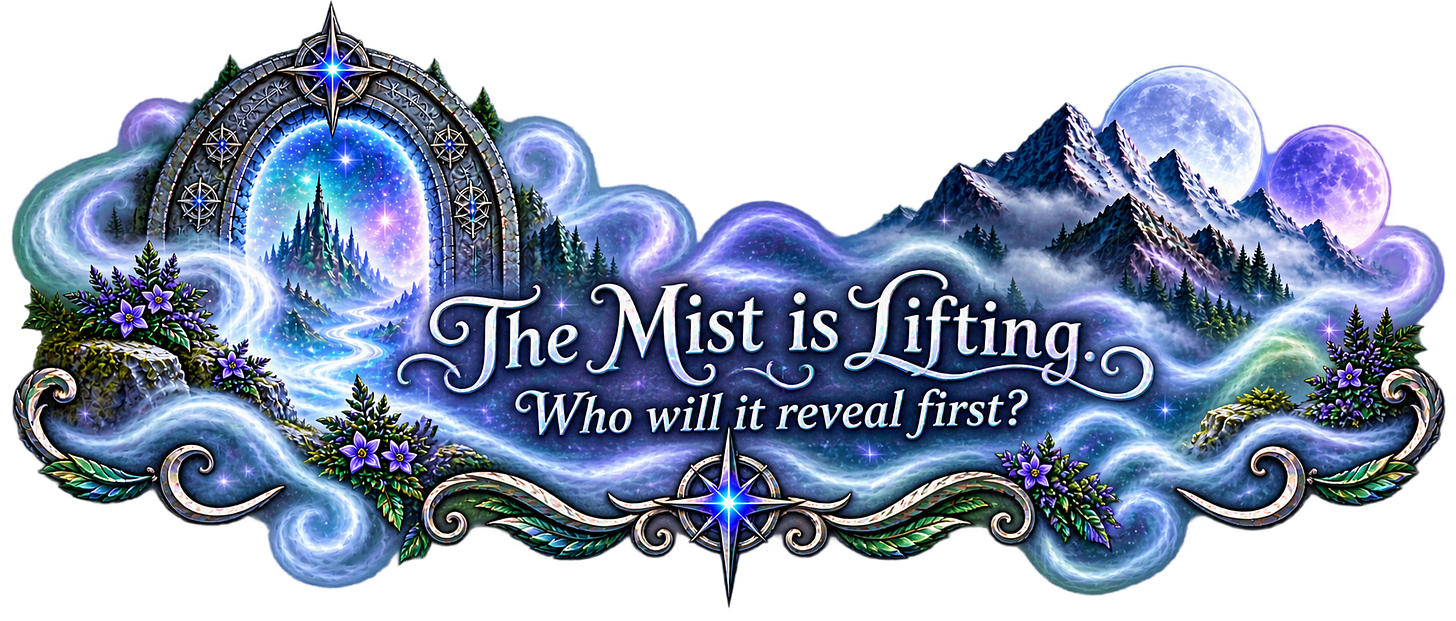 The Mist is lifting. Who will it reveal first. The Mist is lifting. Who will it reveal first.