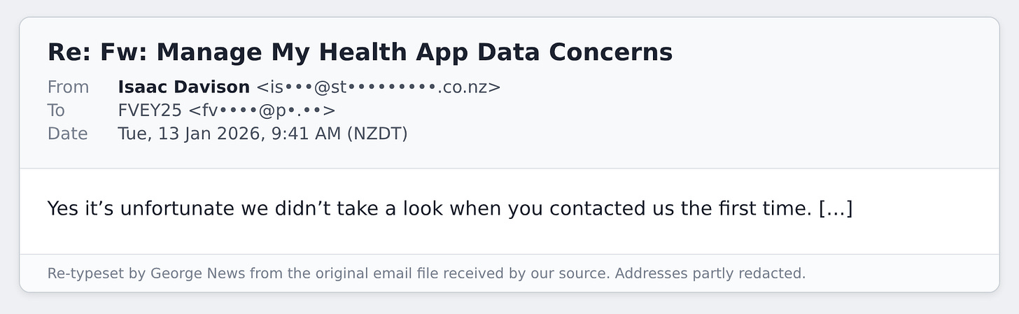 Email from Isaac Davison: Yes it’s unfortunate we didn’t take a look when you contacted us the first time Email from Isaac Davison: Yes it’s unfortunate we didn’t take a look when you contacted us the first time