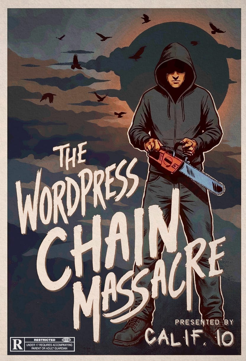 The WordPress Chain Massacre