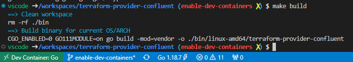 Resultado ejecución comandos en la terminal del contenedor Resultado ejecución comandos en la terminal del contenedor