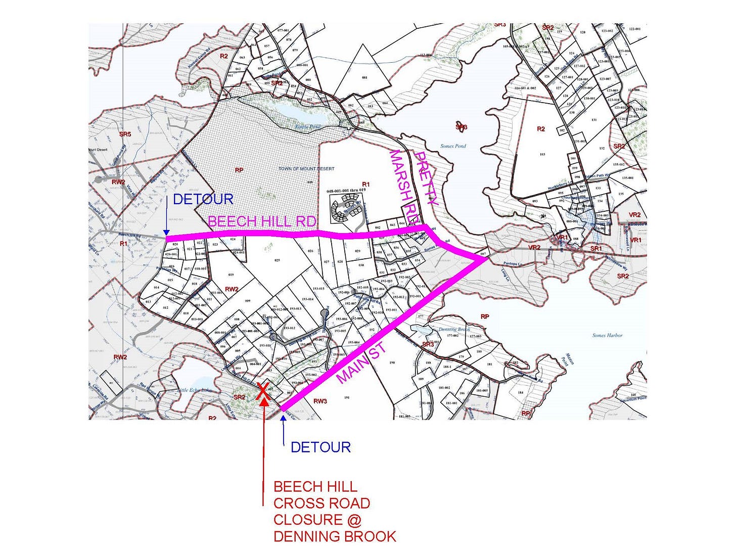 Beech Hill Road Closure and Detour Information
