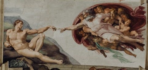 ceiling art of Sistine Chapel