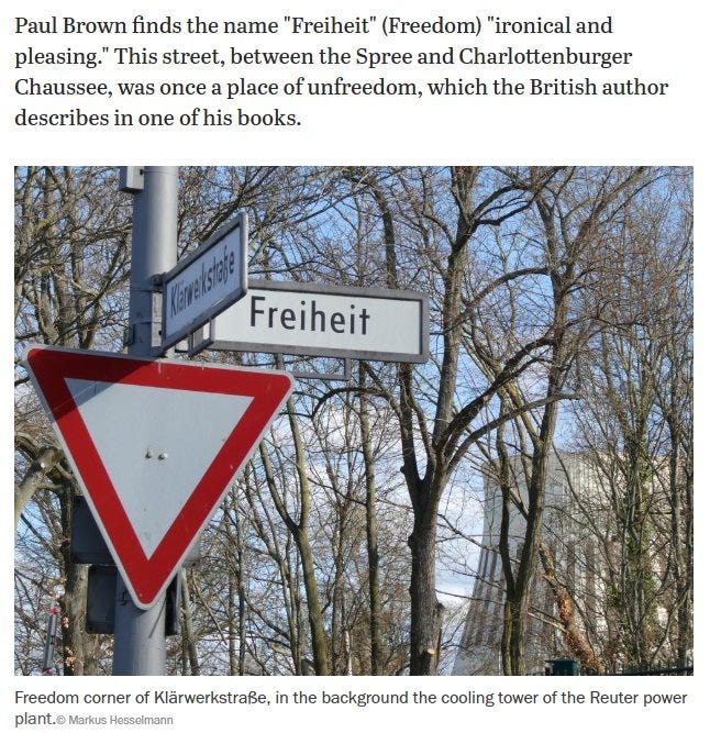 Tagesspeigel article: Freiheit photo
