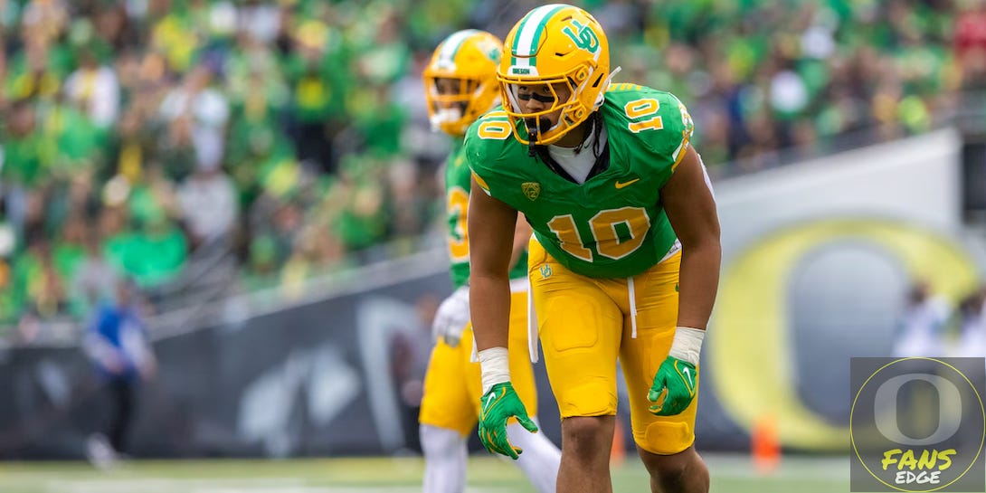 Oregon ducks football Matayo Uiagalelei Edge defense defensive end