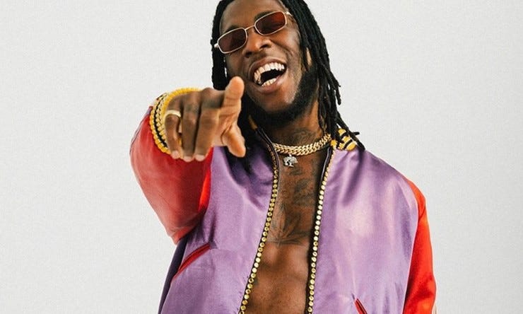 Burna boy finger
