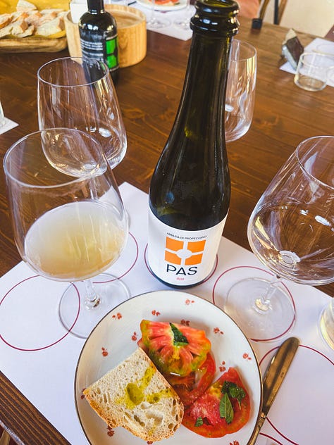 wine tasting at Abbazia di Propezzano