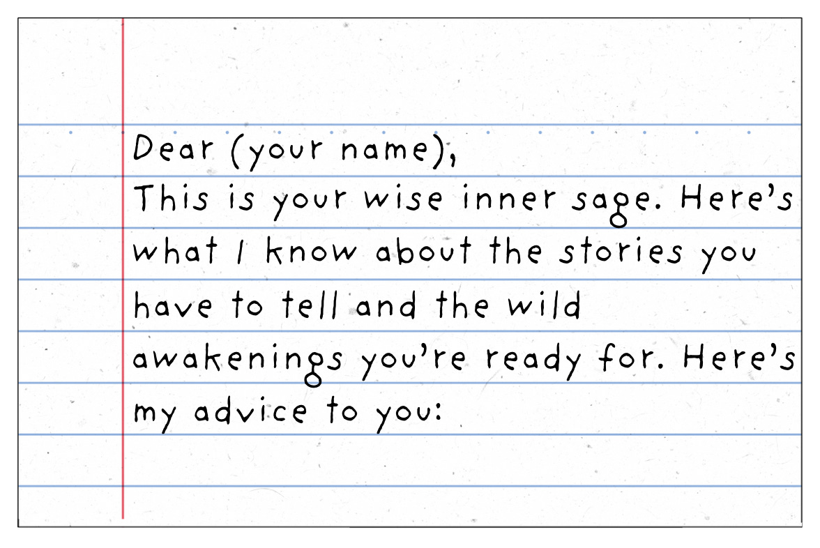 Prompt from Cheryl Strayed Prompt from Cheryl Strayed