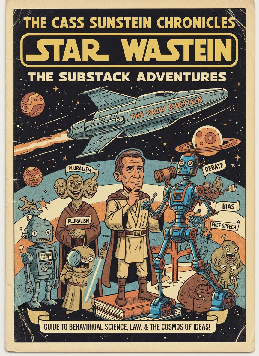 AI Banner for this Substack - by Cass Sunstein