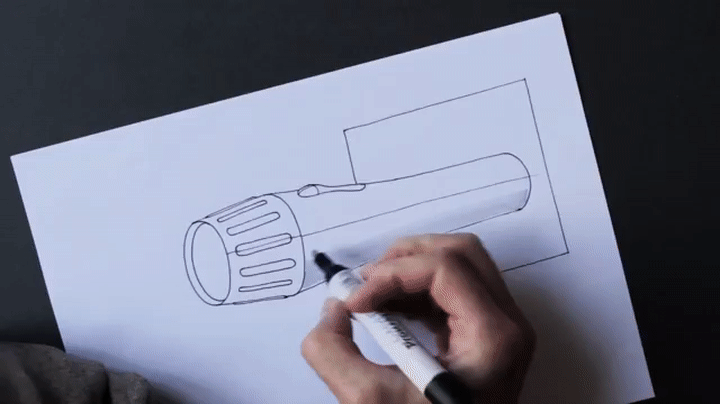 Sketching and Rendering - Students of Product Design Episode 3 on Make a GIF