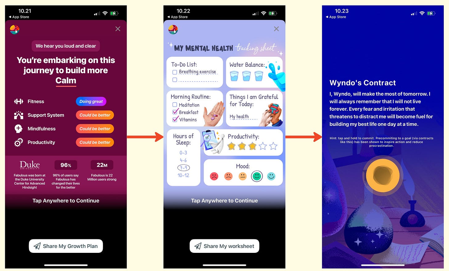 Fabulous's onboarding celebration