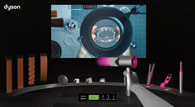 Dyson opens virtual reality store for customers to test out products at  home | Design Week