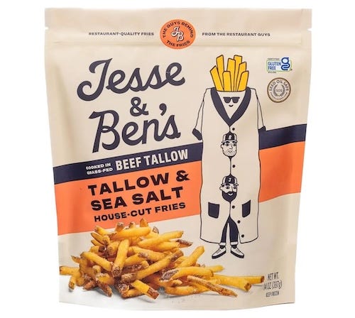 Jesse & Ben’s House-Cut Tallow & Sea Salt Fries Jesse & Ben’s House-Cut Tallow & Sea Salt Fries