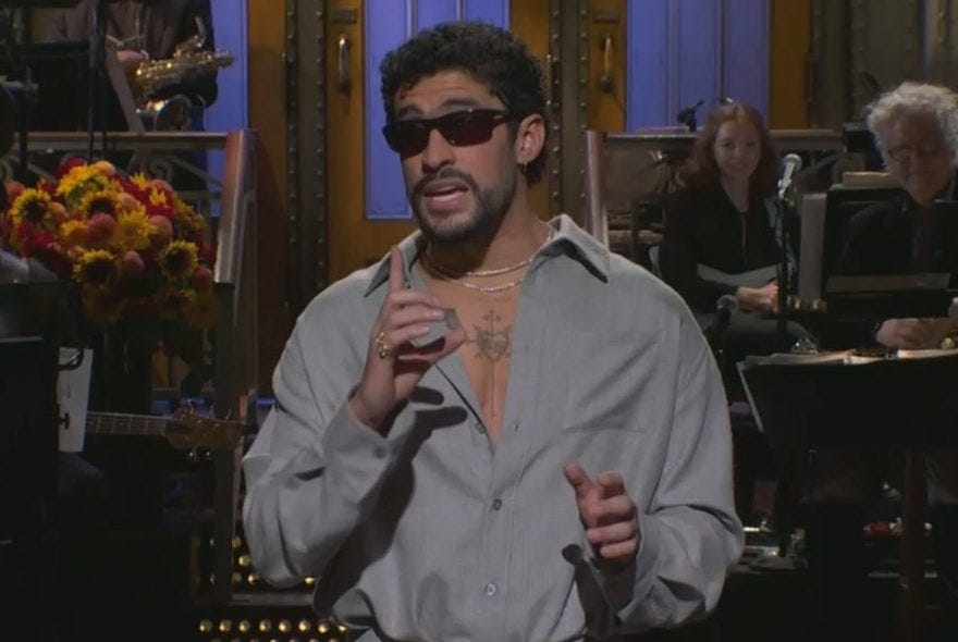 Bad Bunny 'SNL' Monologue: Singer Mocks Fox News About Super Bowl Gig