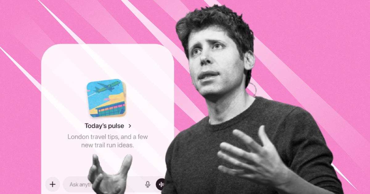 Sam Altman ChatGPT Pulse / The Signal Newsletter