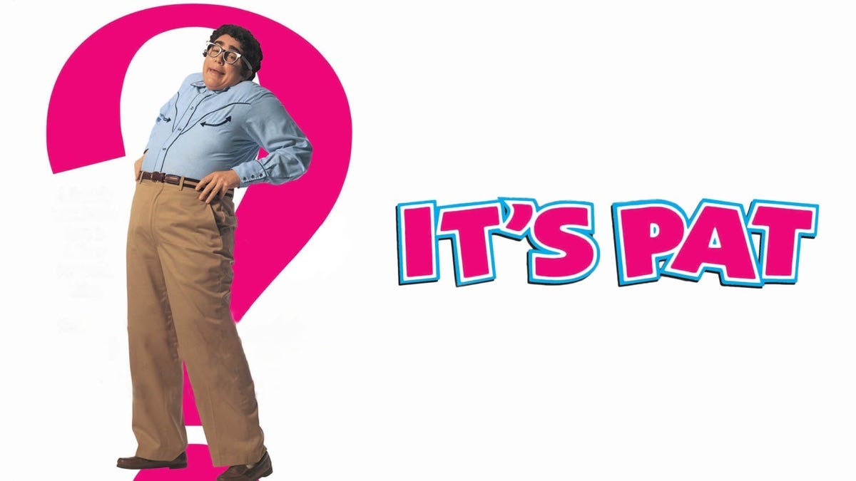 Promotional image from the film _It's Pat: The Movie_