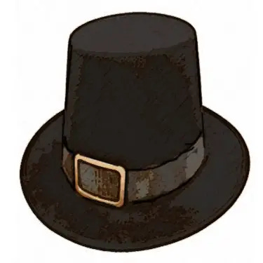 pilgrim hat capotain
