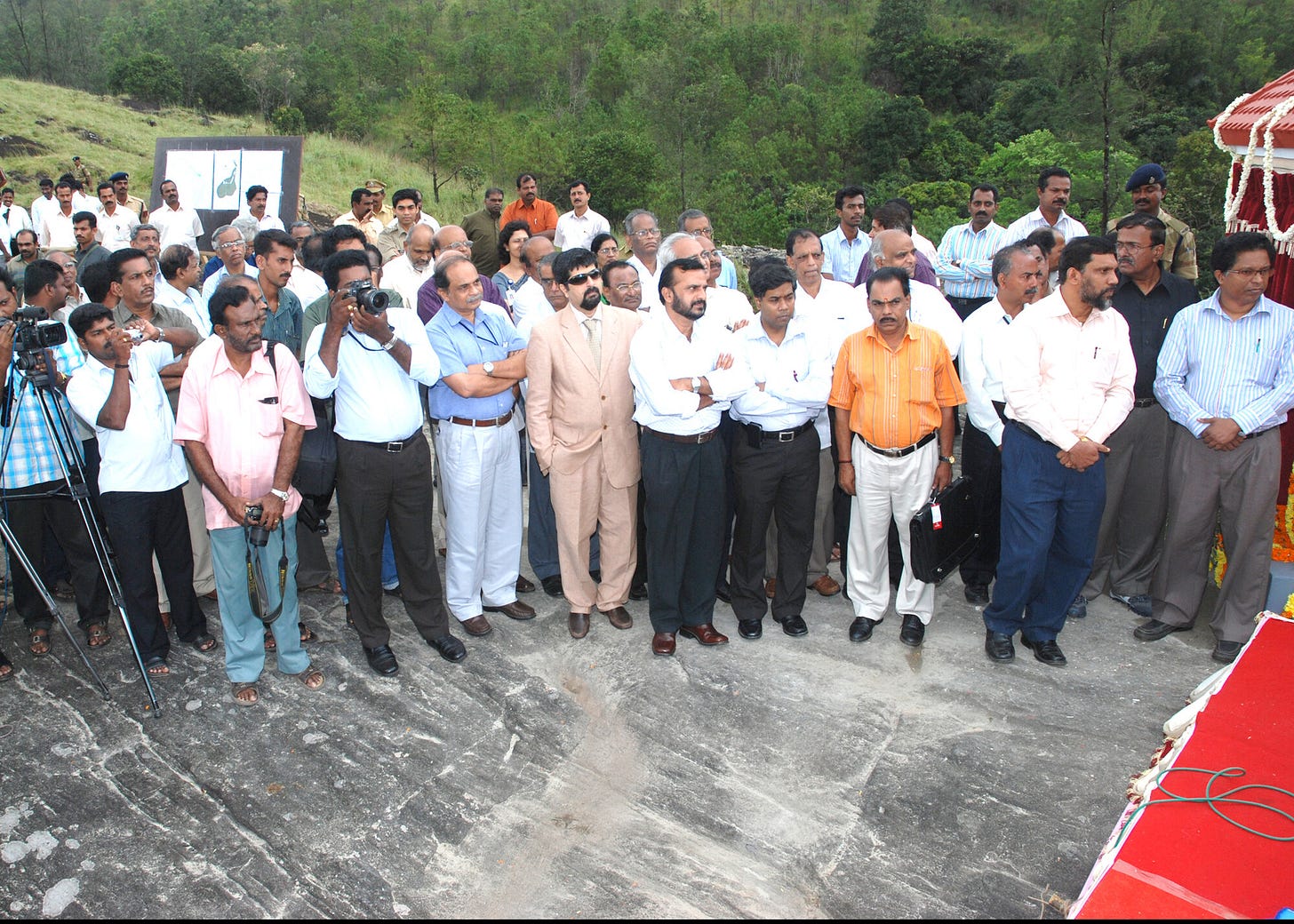 The foundation-stone ceremony at IIST's Valiamala campus, 2009. The foundation-stone ceremony at IIST's Valiamala campus, 2009.