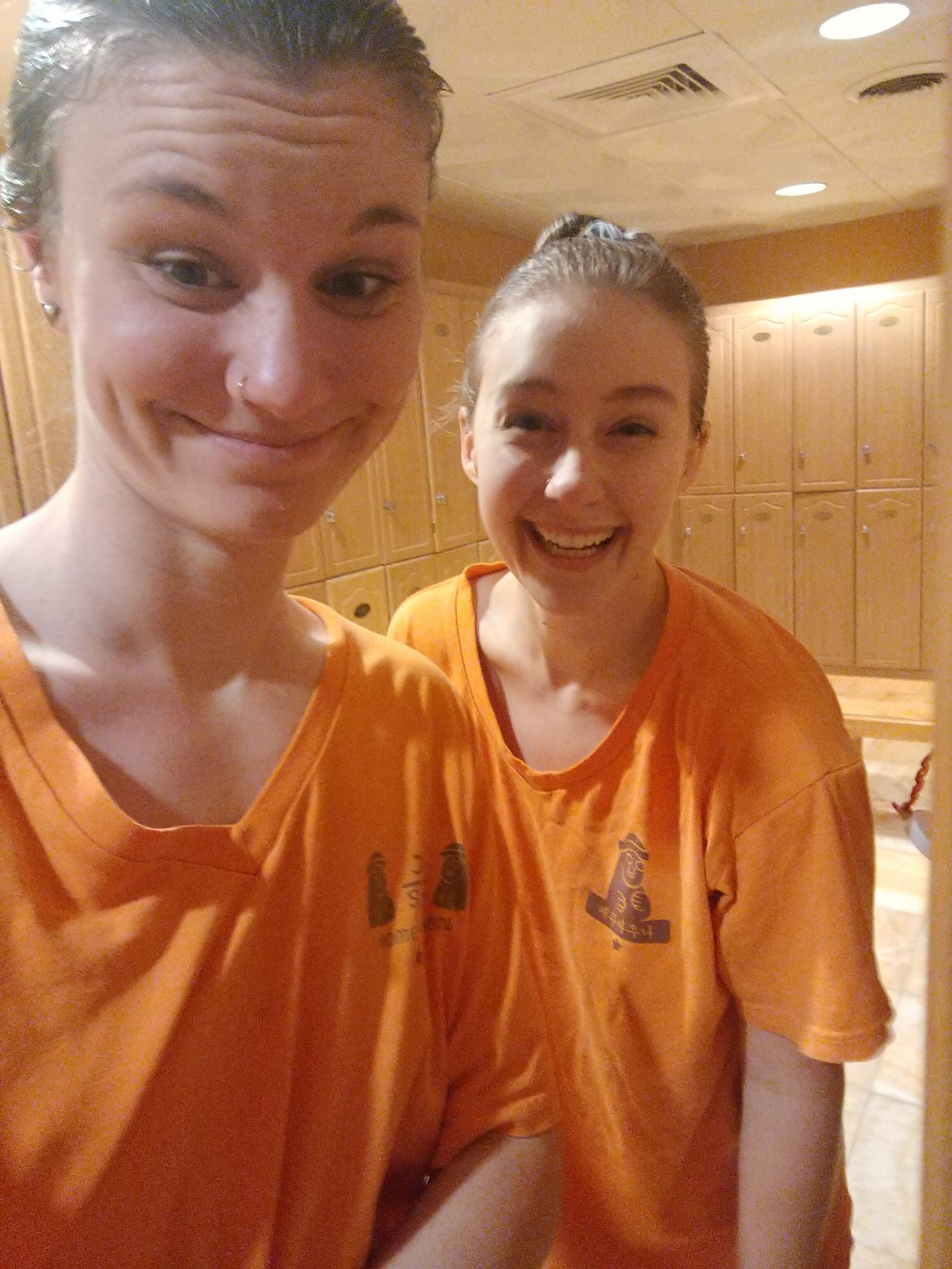 Inmates or spa-goers? You decide.