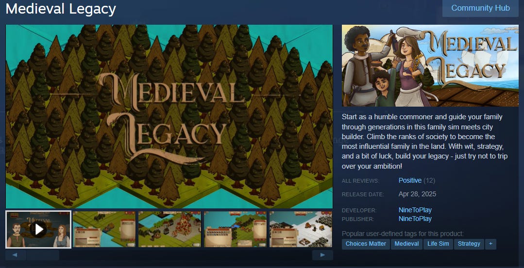 Indie Game Dev Calls Out NineToPlay's 'Medieval Legacy' For Rewriting European History