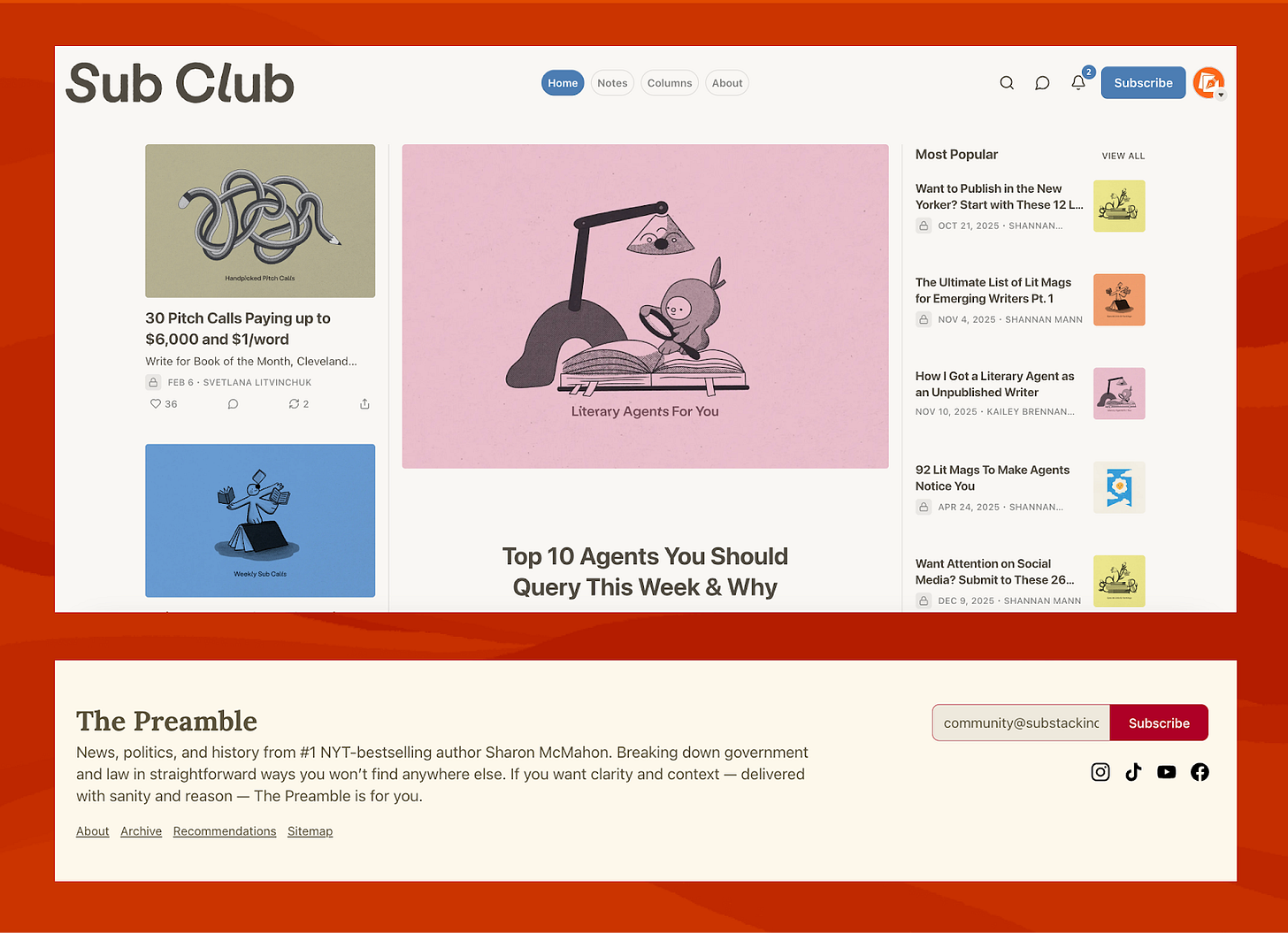 Substack Club New on Substack: Publication design settings, recipe embeds, and live ...