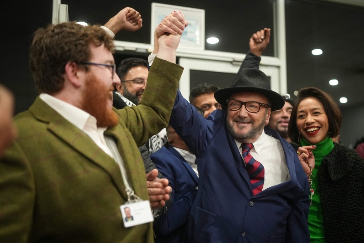 Where populists rush in: How George Galloway harnessed the Middle East to  derail an election in forgotten Rochdale – POLITICO