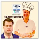 Merrin feasts on campaign trail