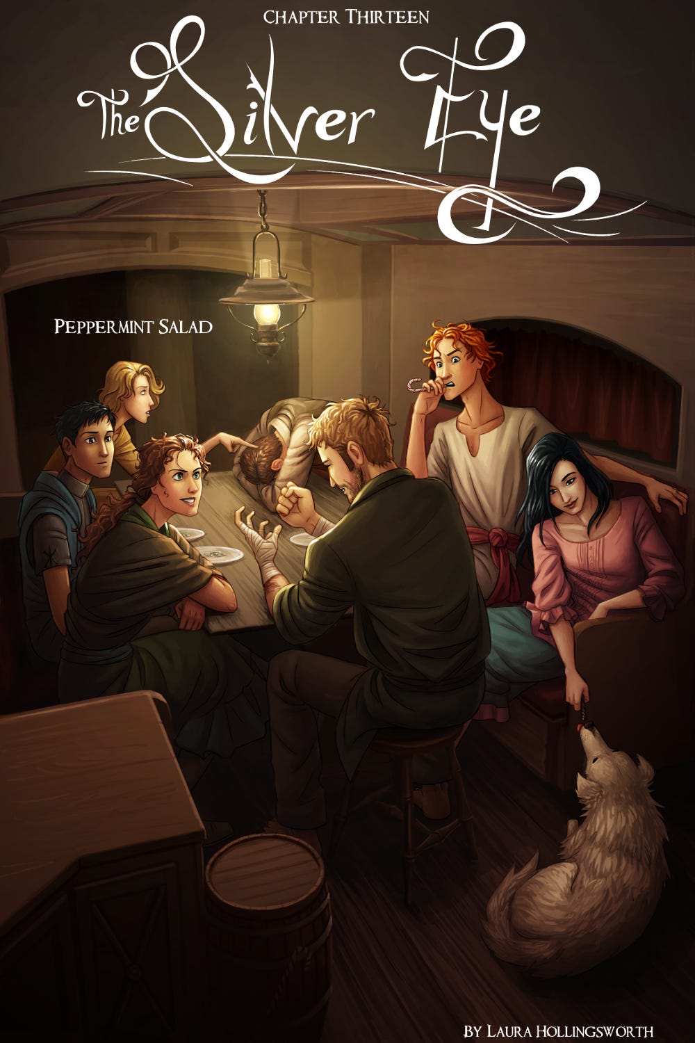 the silver eye webcomic cover by laura hollingsworth
