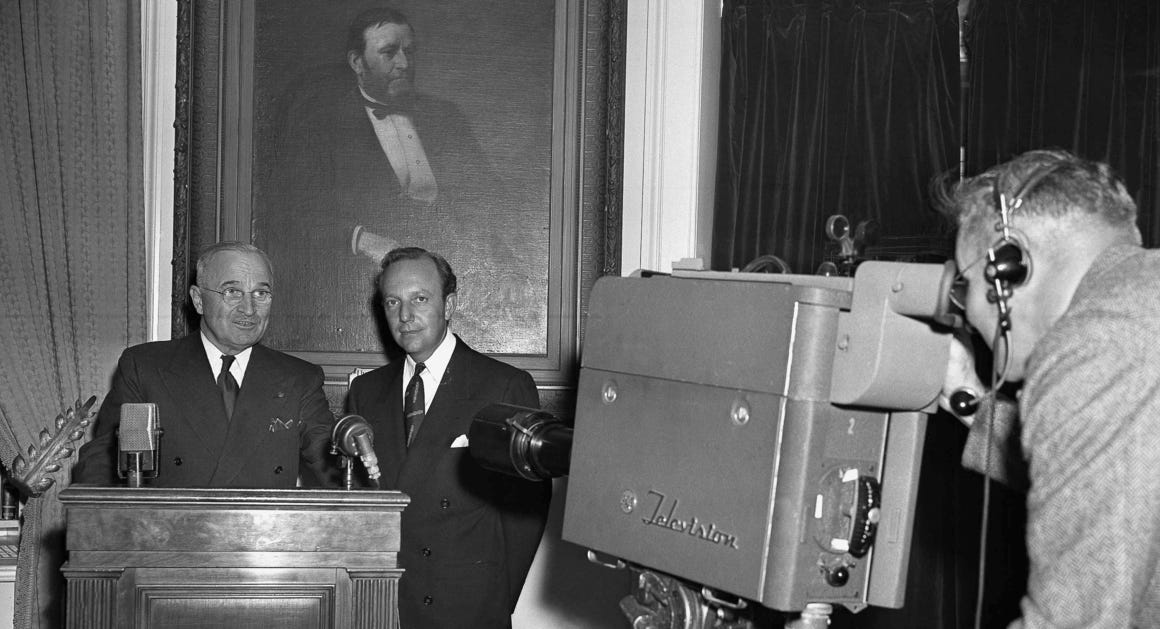 First televised White House address , Oct. 5, 1947 - POLITICO