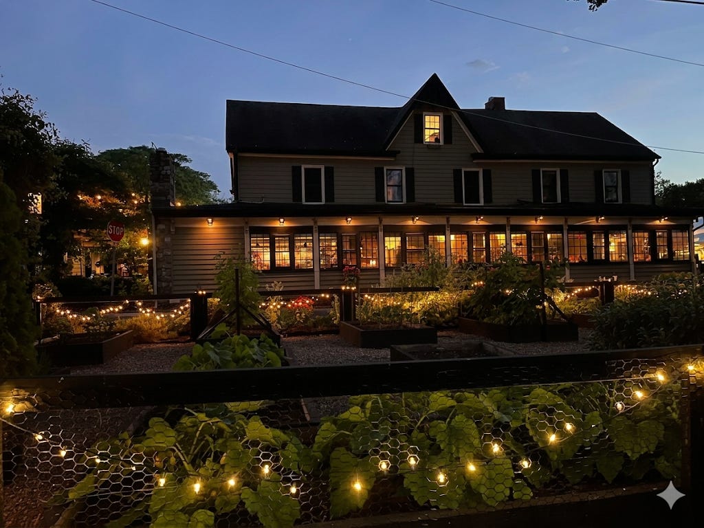 yardley inn at night