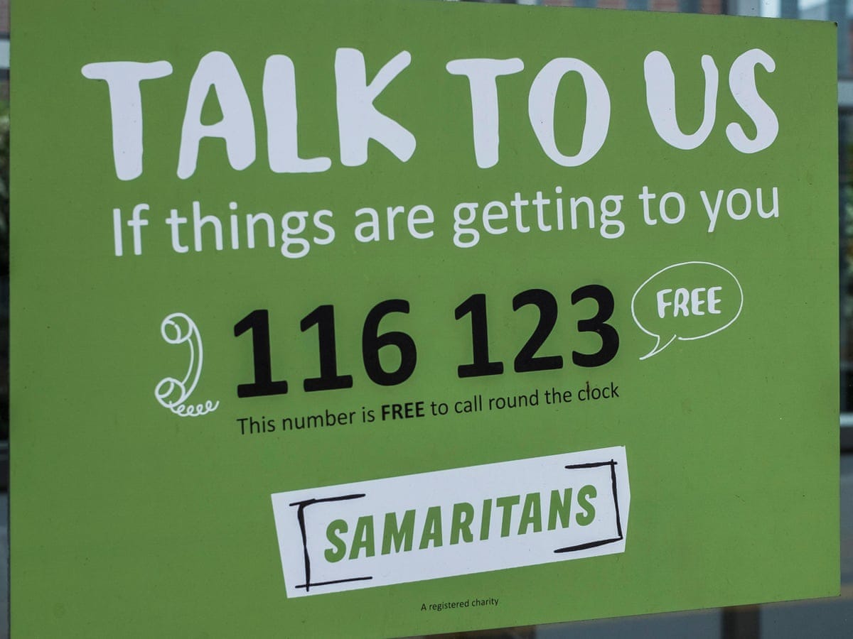 Poorer middle-aged men most at risk from suicide in pandemic, say Samaritans | Coronavirus | The Guardian Poorer middle-aged men most at risk from suicide in pandemic, say Samaritans | Coronavirus | The Guardian