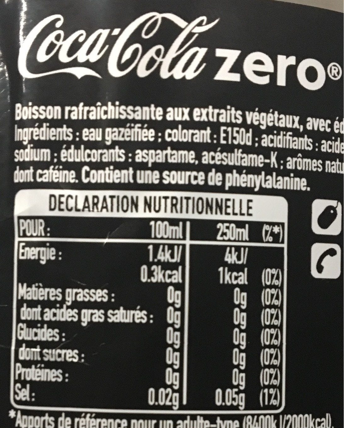 Coca-cola zero