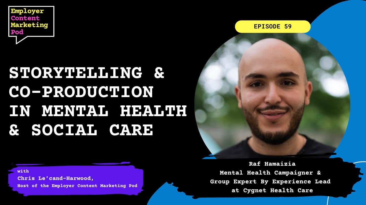 E59: Storytelling & Co-Production in Mental Health & Social Care E59: Storytelling & Co-Production in Mental Health & Social Care