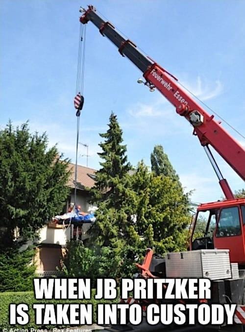 r/ConservativeMemes - JB Pritzker dared Present Trump to arrest him. The FBI is training in case they do.