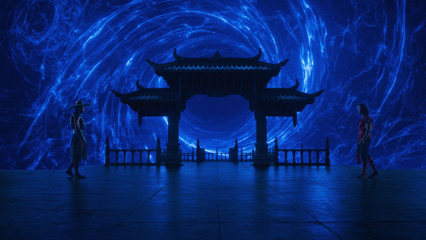 Mortal Kombat 2 Blue Portal