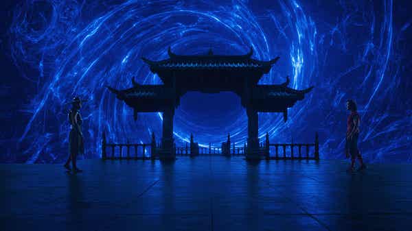 Mortal Kombat 2 Blue Portal