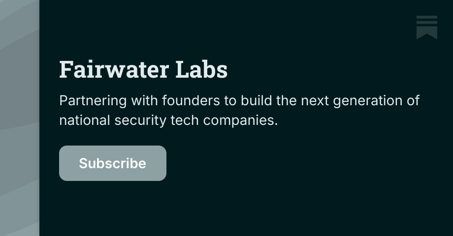 Fairwater Labs | Kyle Olson | Substack