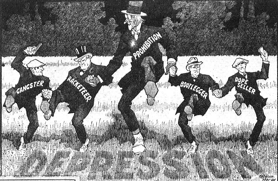 This anti-prohibition political cartoon from the 1930's looks like a meme :  r/PropagandaPosters
