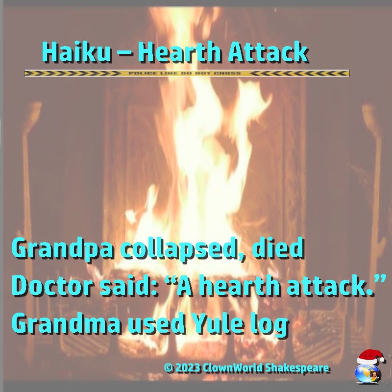 Grandma booked on attempted murder. News at 11!