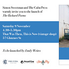 Book Launch: Saturday, November 9, 2024, 4.30pm
