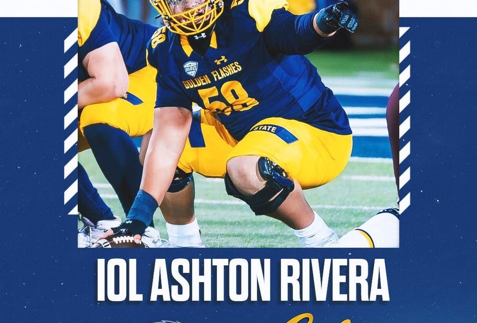 Cal Football Transfer: Ashton Rivera, Interior Offensive Lineman From Kent State