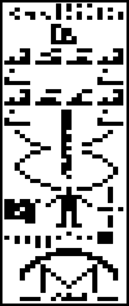 The Arecibo Message is man's first attempt at making contact with an alien race.