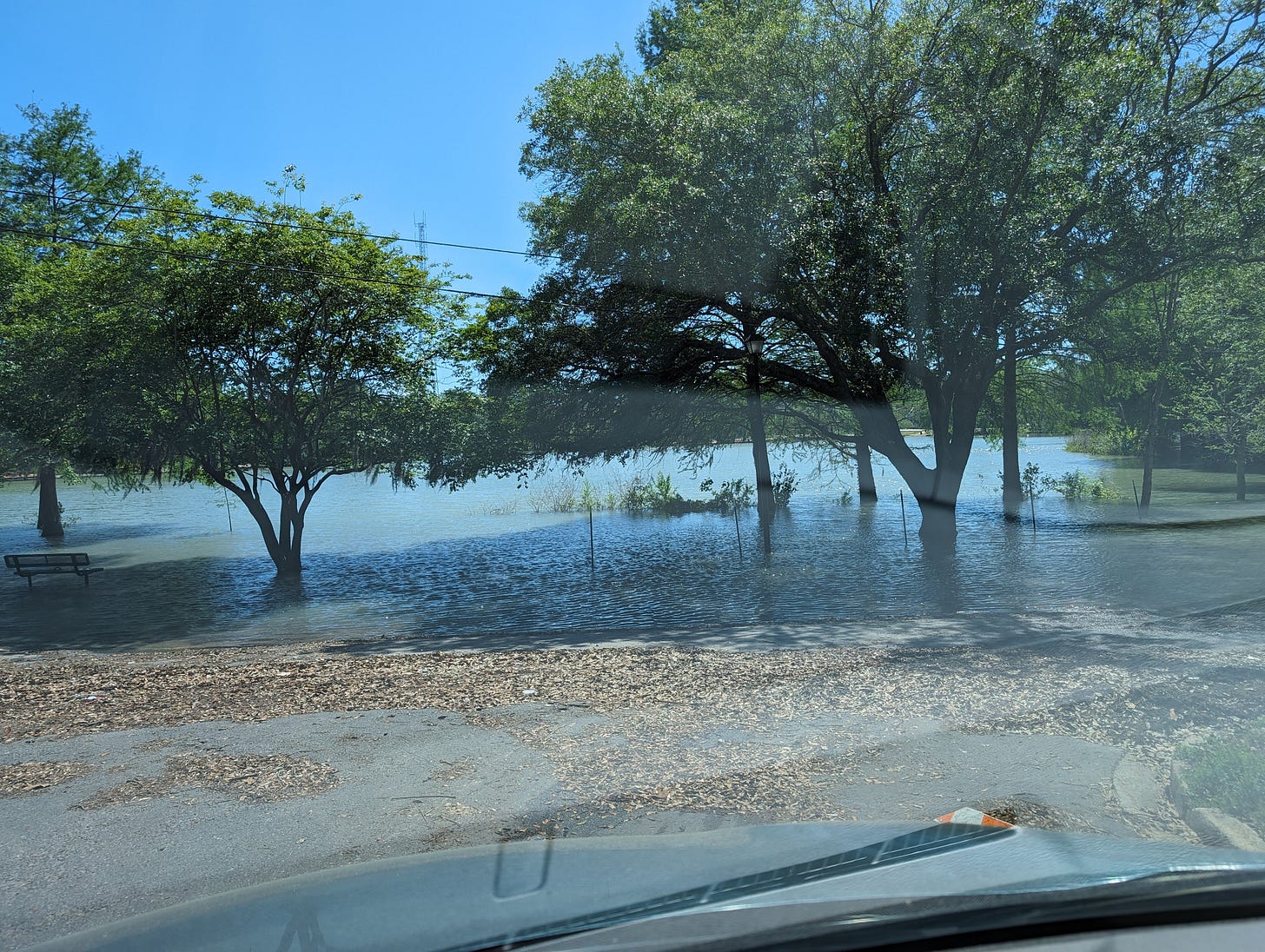 flooded lake near my house