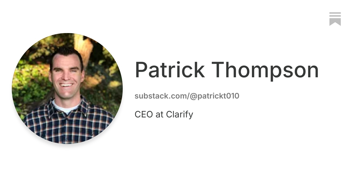 Patrick Thompson | Substack