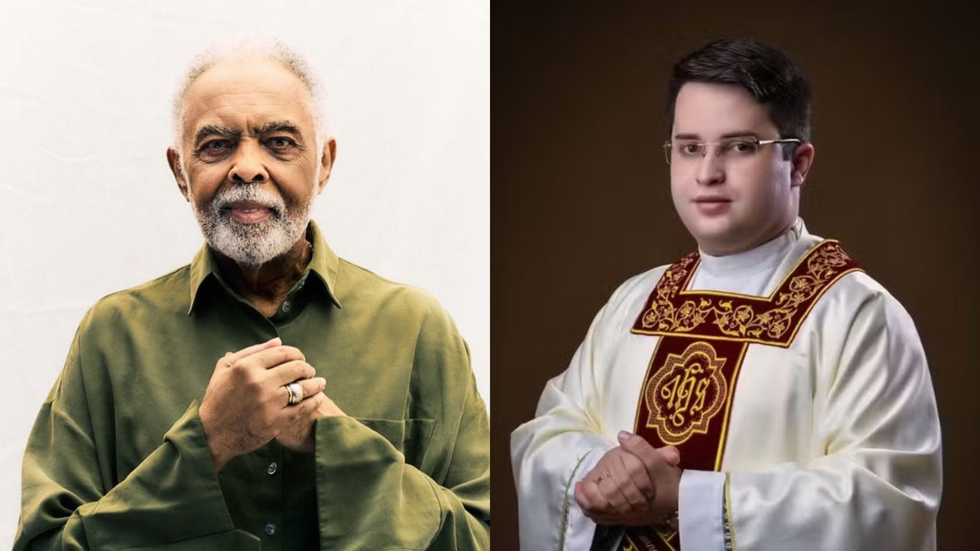 Padre Gil Rosa Gilberto Gil afirma que falas contra Preta Gil foram uma “agressão” em ...