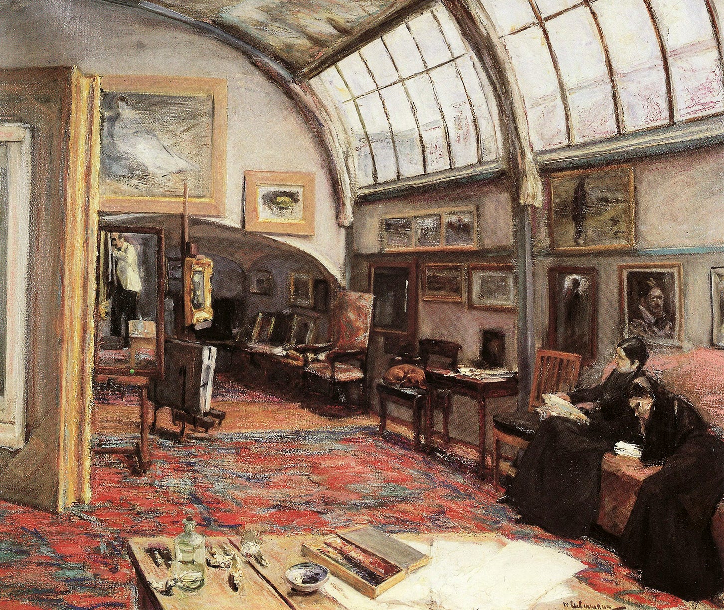 The Artist's Studio, 1902, Max Liebermann